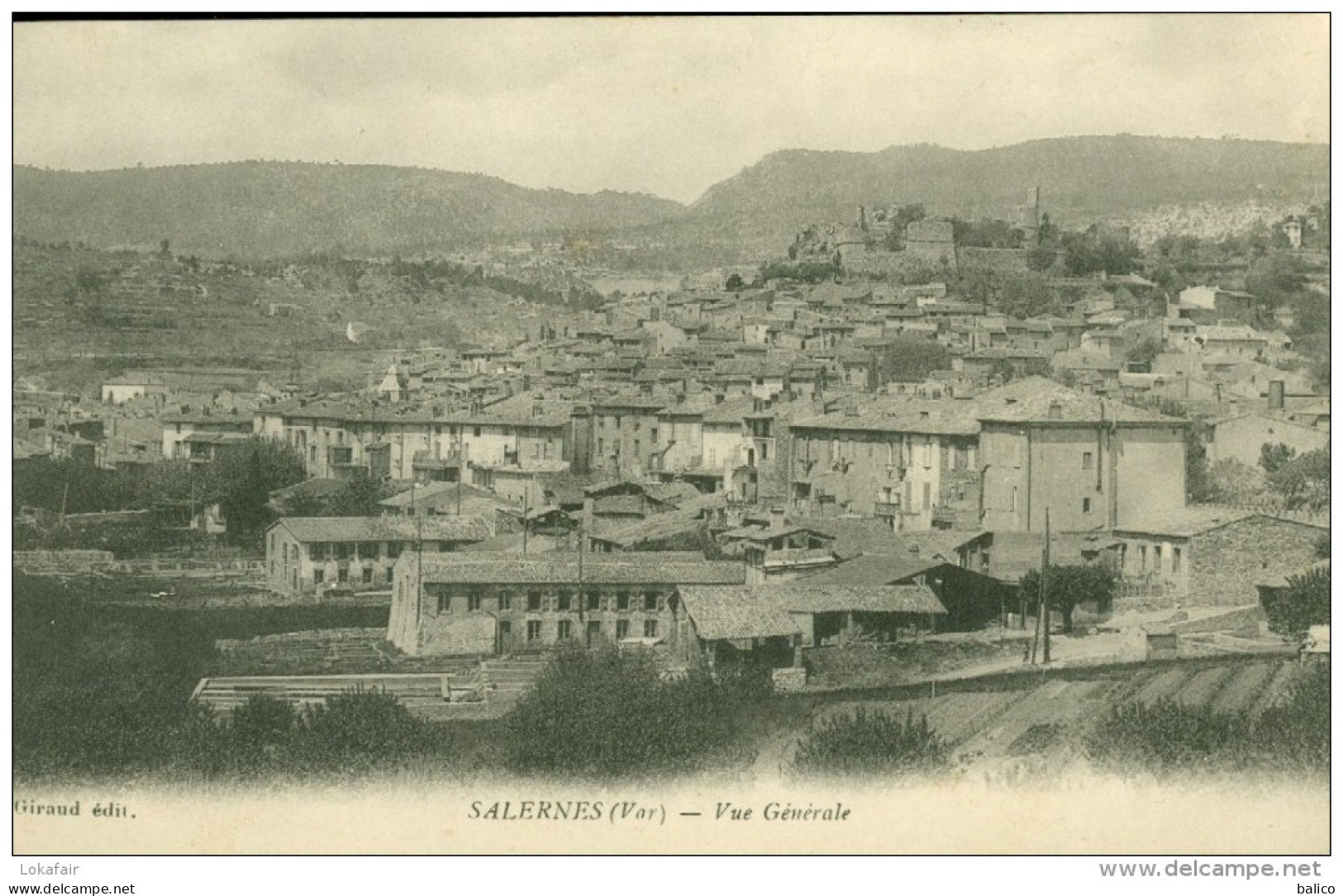 83 - Salernes - Vue Générale - Salernes