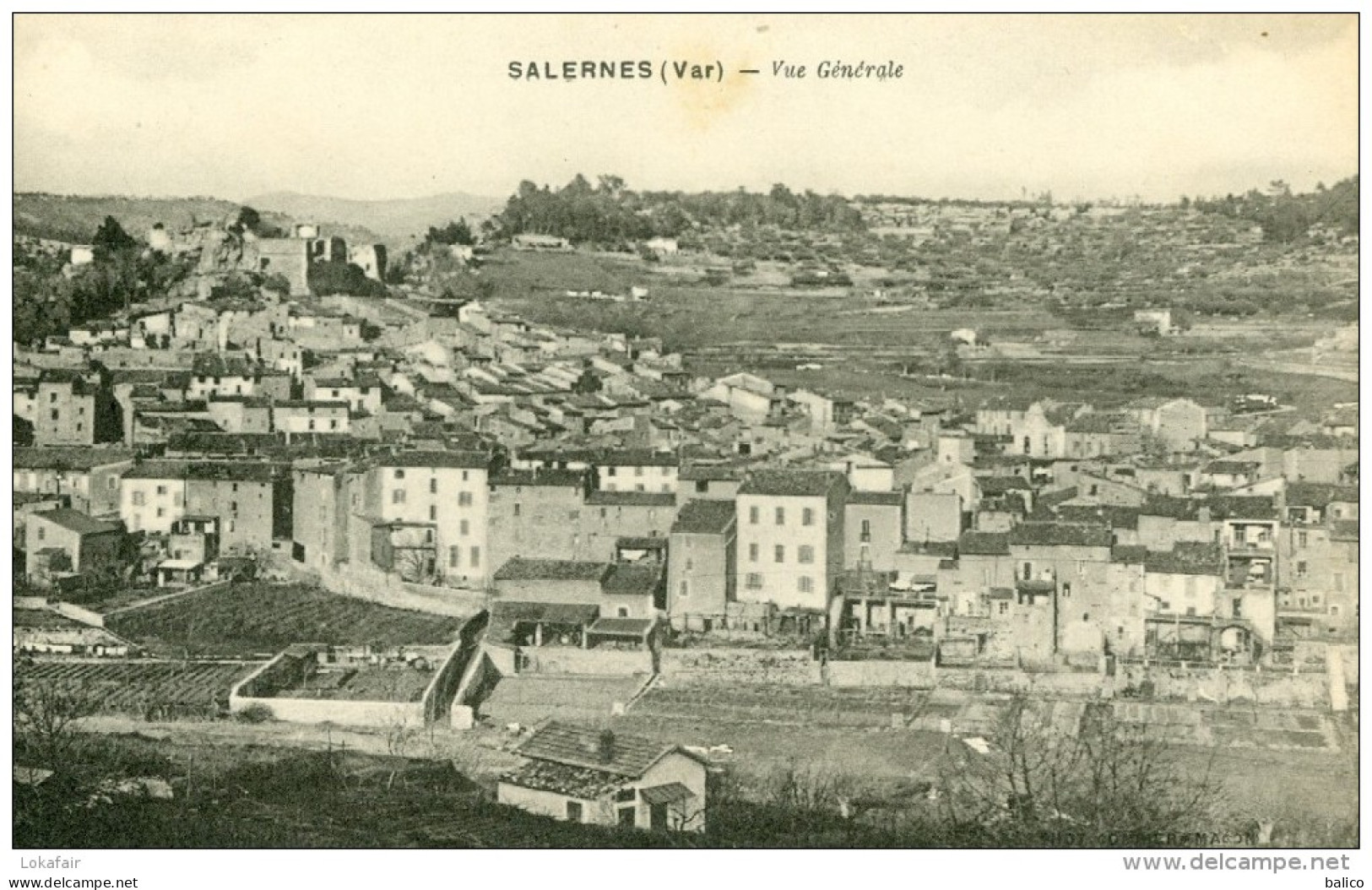 83 - Salernes - Vue Générale - Salernes