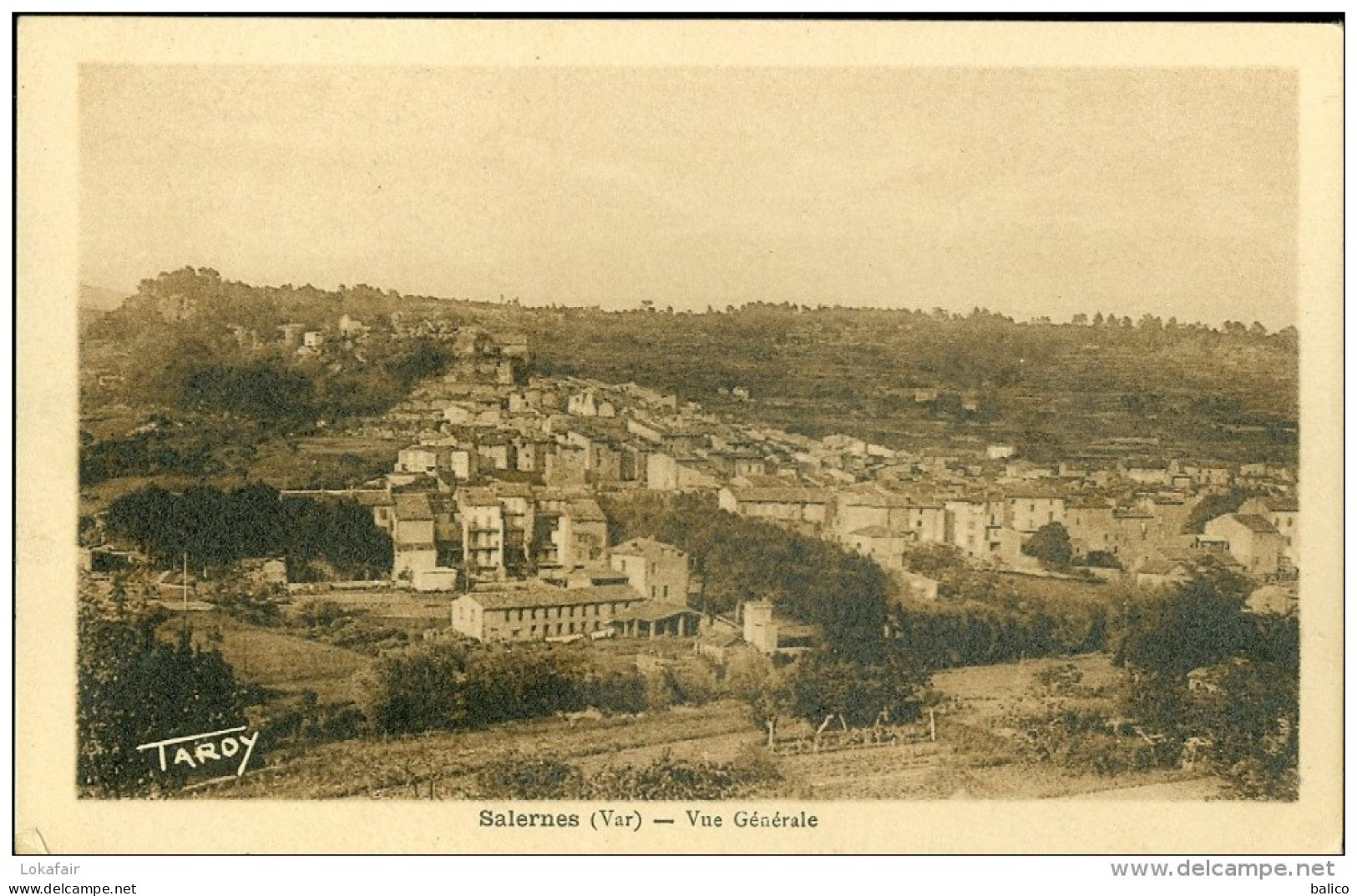 83 - Salernes - Vue Générale - Salernes