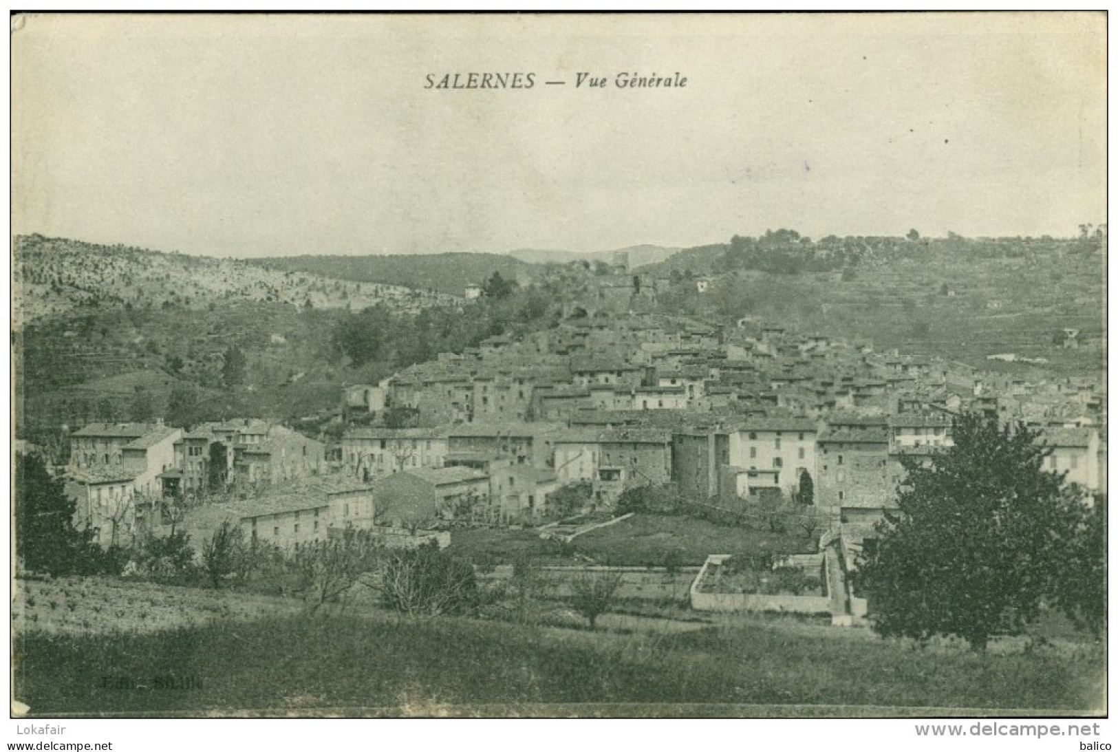 83 - Salernes - Vue Générale - Salernes