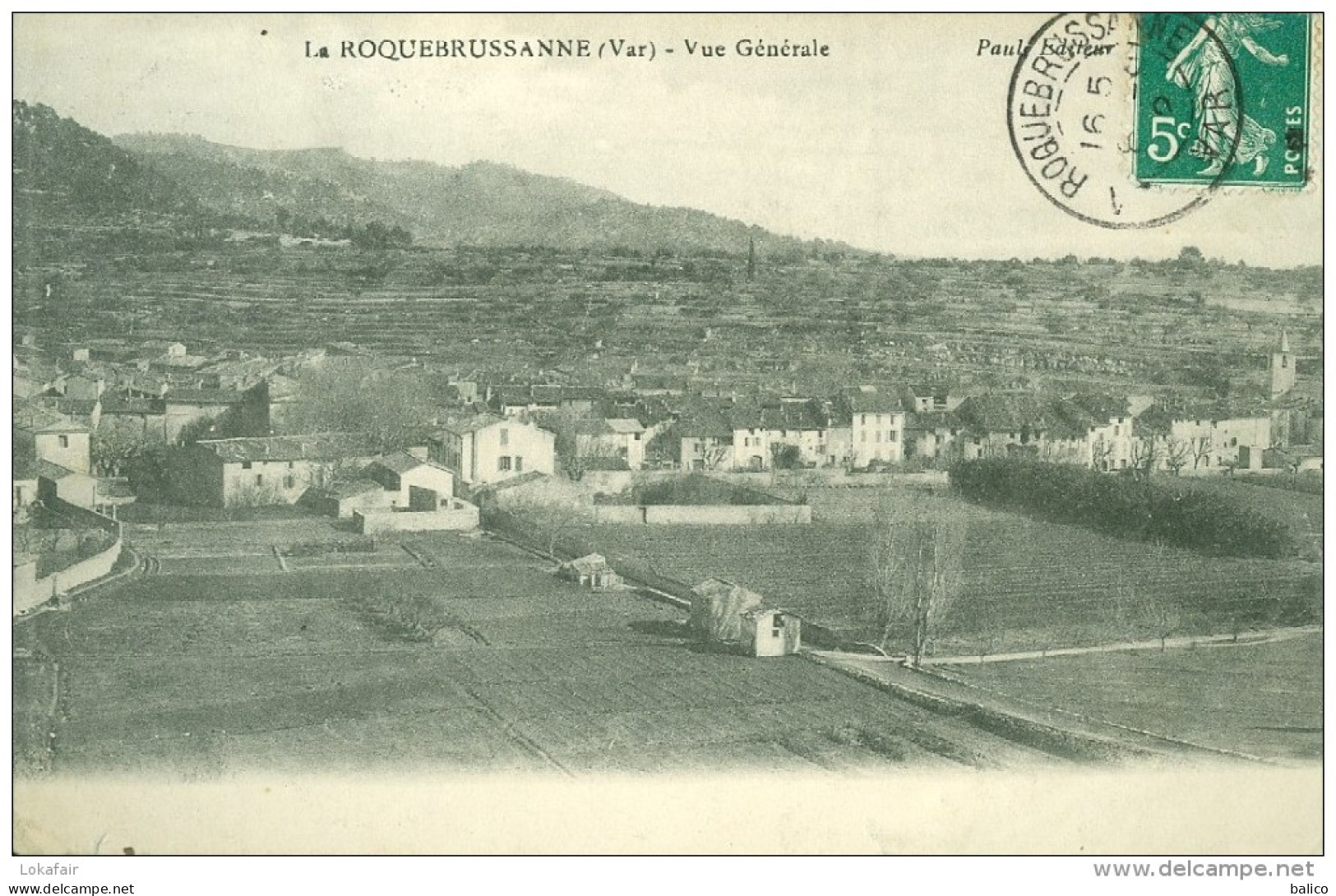 83 - La Roquebrussanne - Vue Générale - La Roquebrussanne