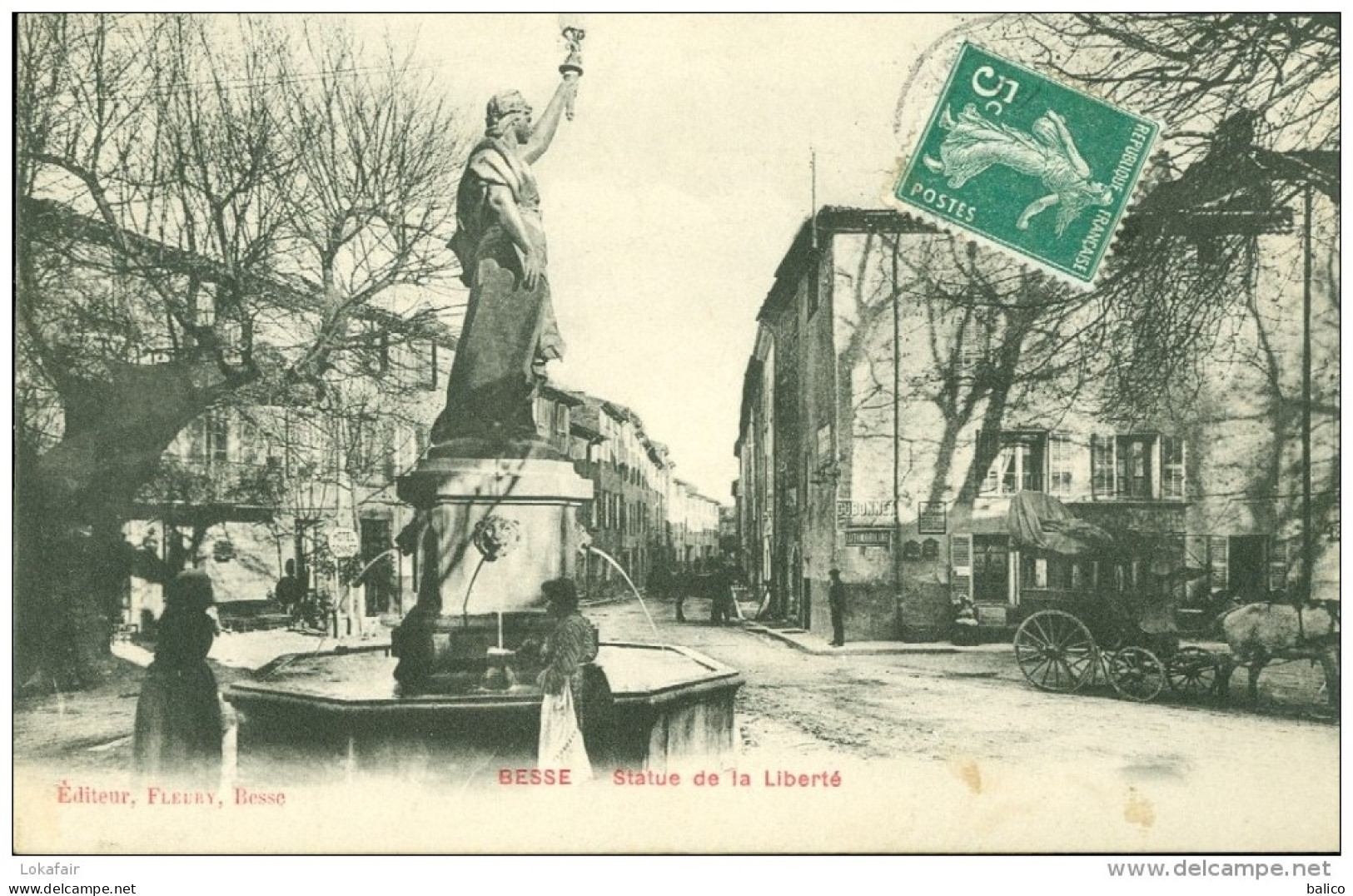 83 - Besse, Statue De La Liberté - Besse-sur-Issole