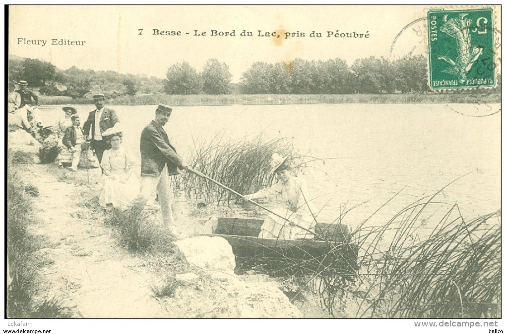83 - Besse, Le Bord Du Lac, Pris Du Péoubré - Besse-sur-Issole