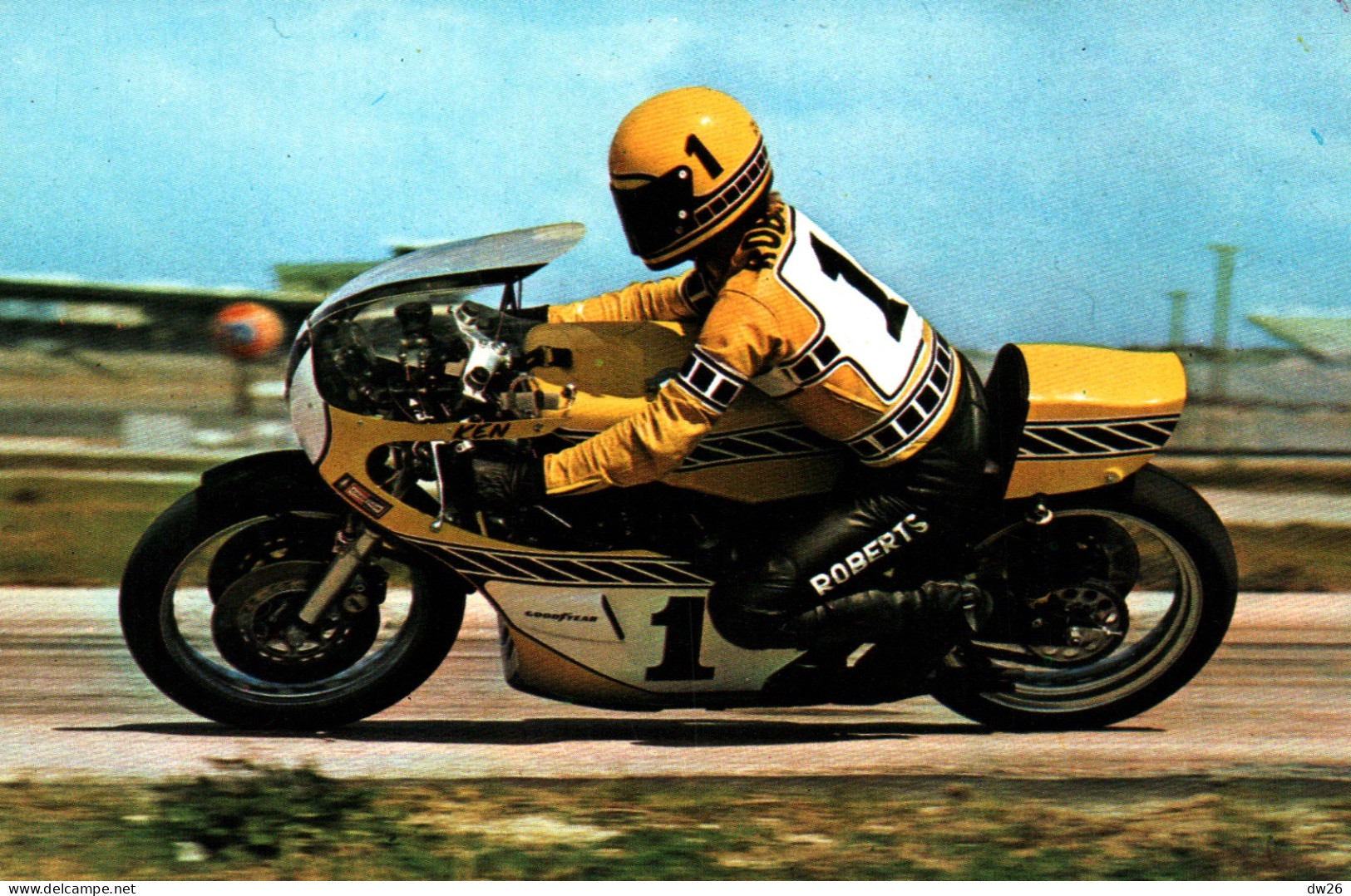 Motocyclisme, Sport Moto - Courses Sur Route, Road Racing, Kenny Roberts - Carte N° 16 Non Circulée - Moto Sport