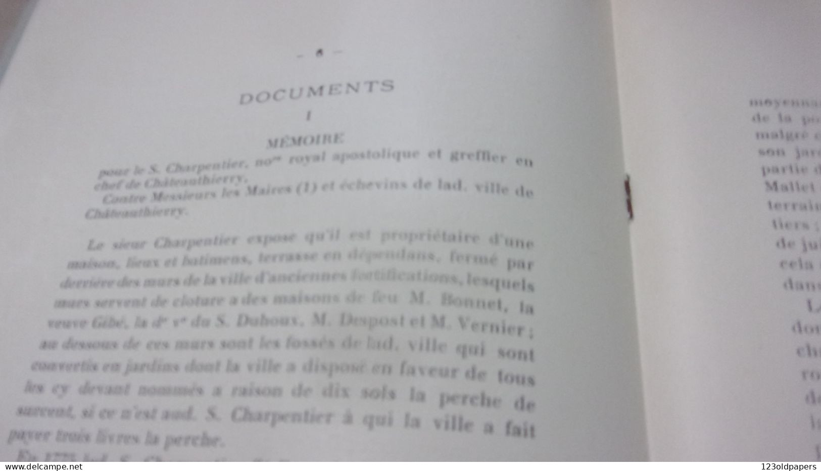 1928 ADRIEN BLANCHET FALLAIT IL OUVRIR FERMER UNE PORTE DS MURS DE CHATEAU THIERRY EN 1785? AVEC ENVOI AUTEUR - Champagne - Ardenne