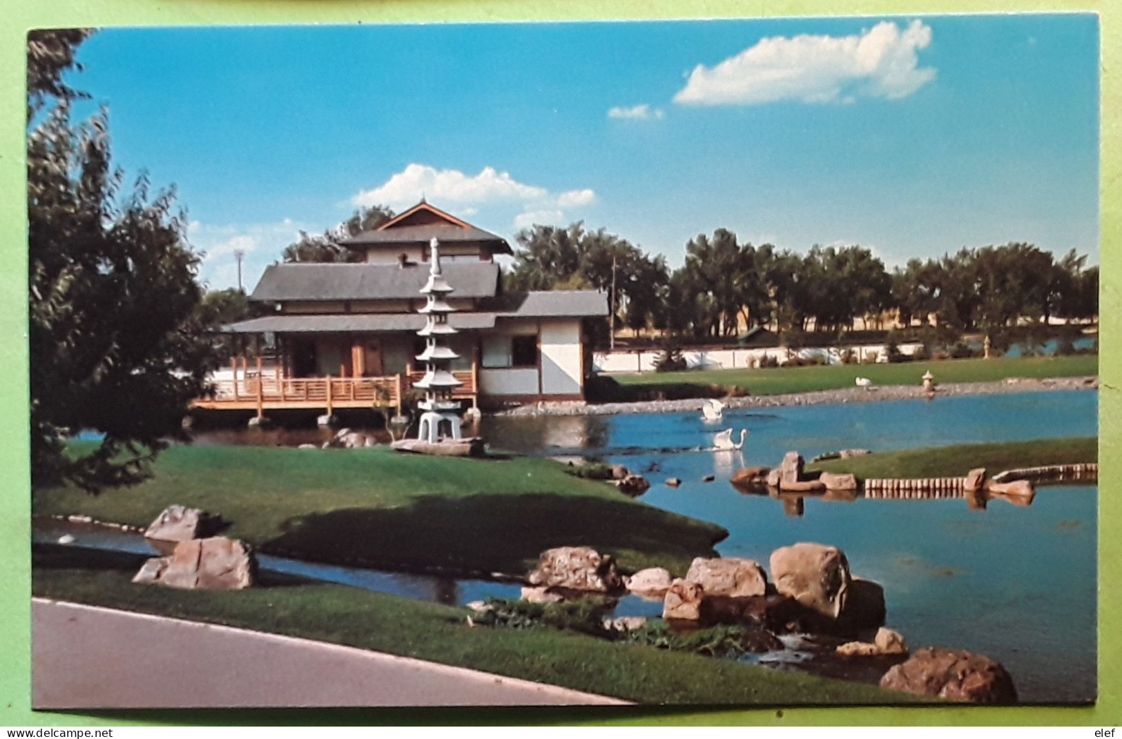 LETHBRIDGE , Alberta Canada,  The Authentic Japanese  Gardens Located On Highway 5 South  , ' 60 , TB - Otros & Sin Clasificación