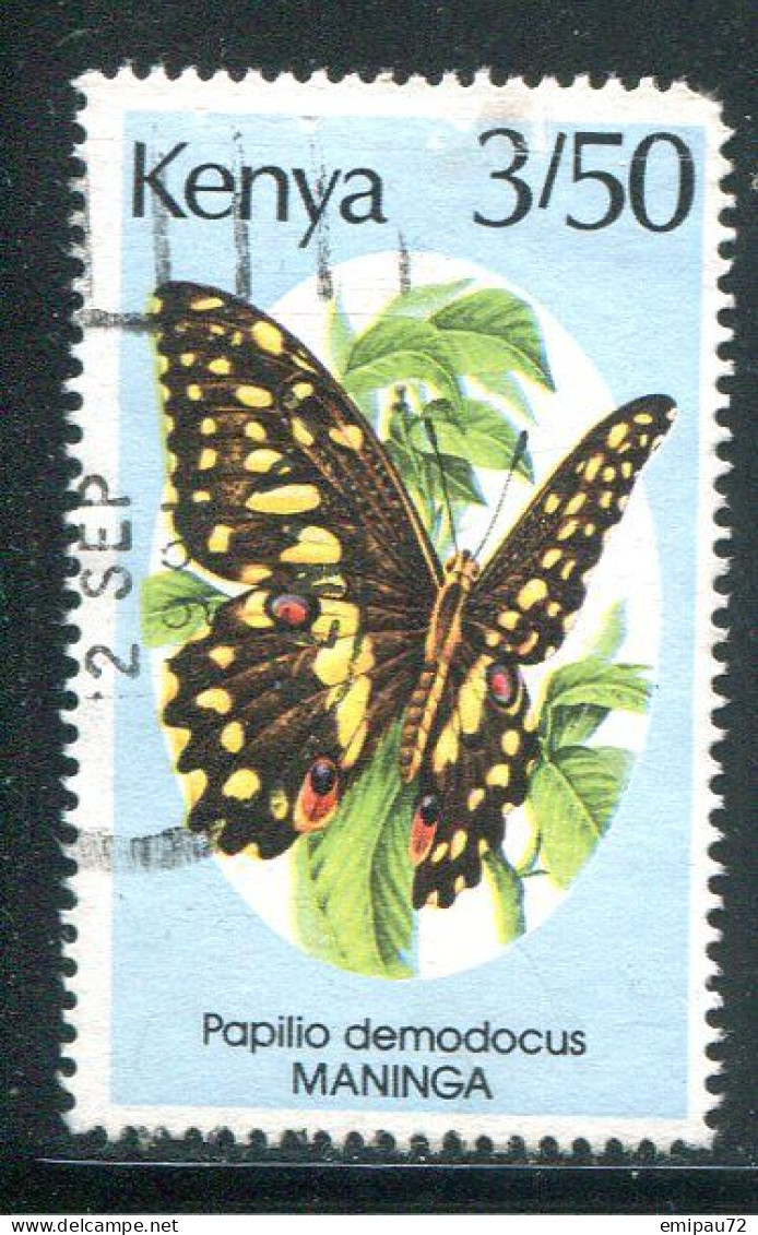 KENYA- Y&T N°420- Oblitéré (papillons) - Kenya (1963-...)