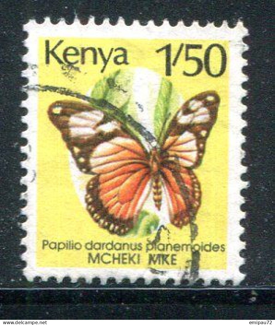 KENYA- Y&T N°502- Oblitéré (papillons) - Kenya (1963-...)