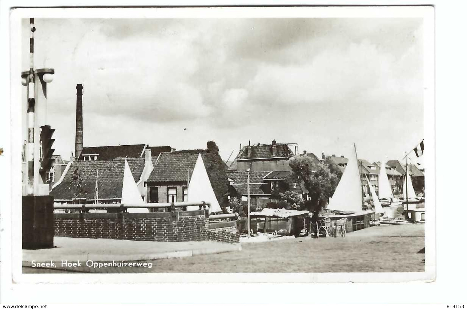 Sneek   Hoek Oppenhuizerweg   1947 - Sneek