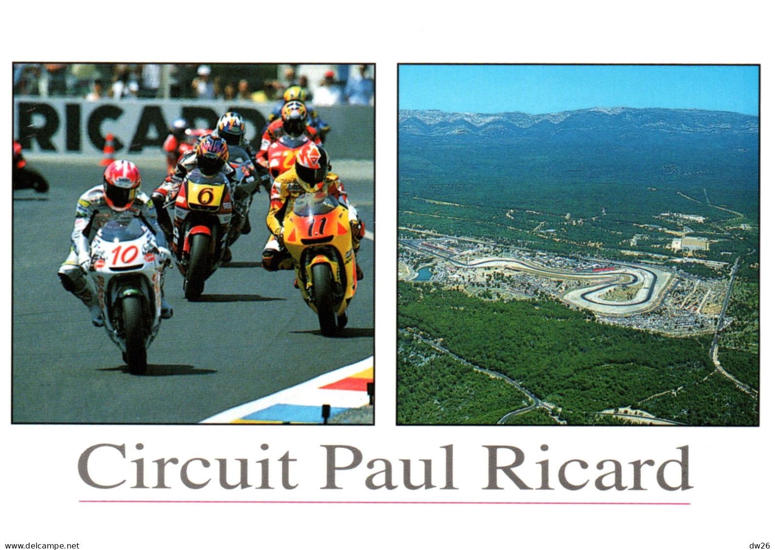 Motocyclisme - Circuit Paul Ricard, Grand Prix Motos - Carte As De Coeur Non Circulée - Motorcycle Sport