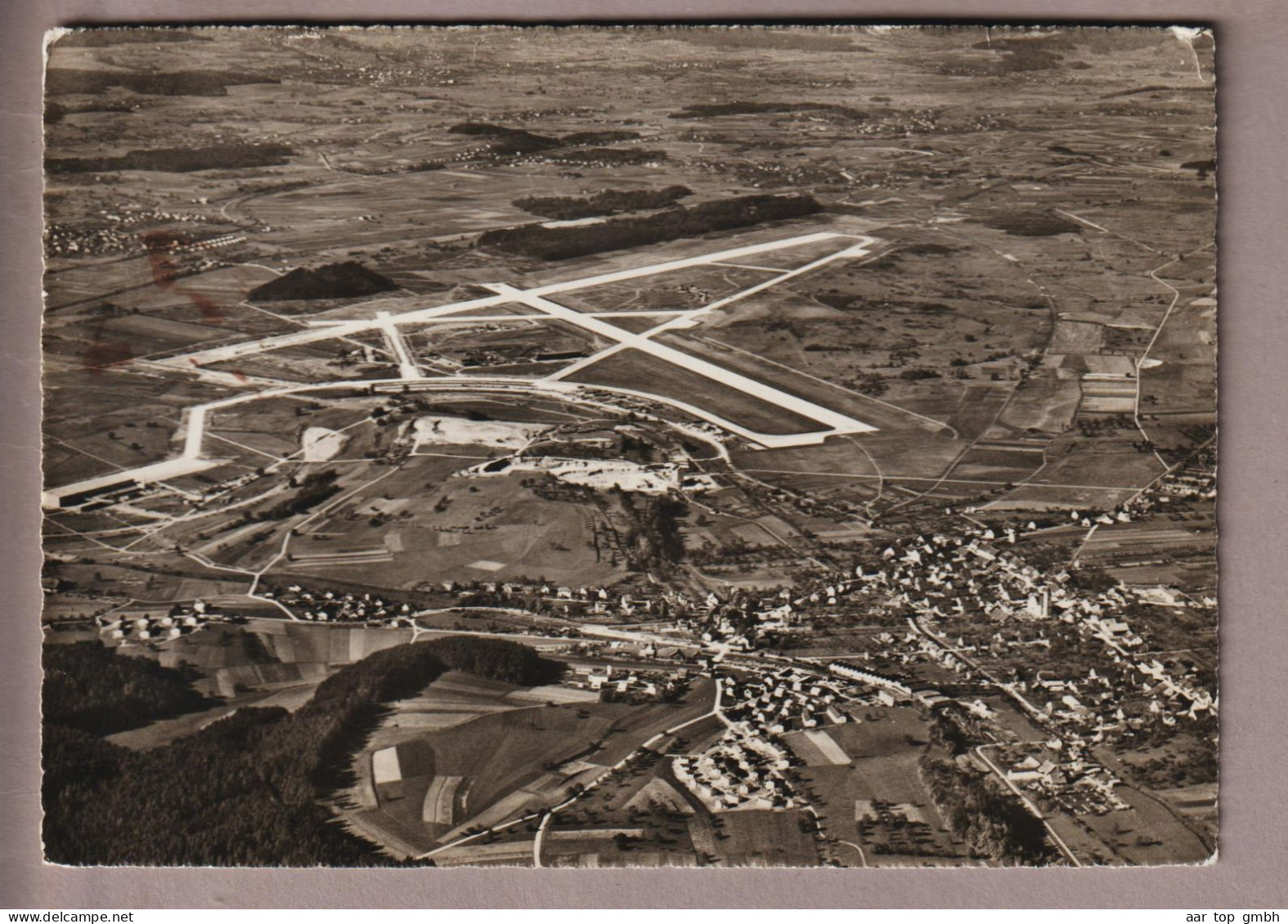 CH ZH Kloten Zürich-Flughafen 1956-07-17 Flugaufnahme #05642 Photoglob-Wehrli - Kloten