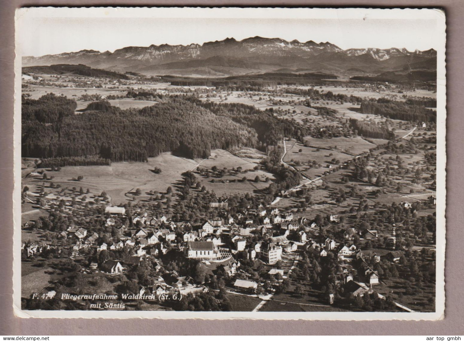 CH SG Waldkirch Ungebraucht Flugaufnahme #F477 Foto Gross - Waldkirch