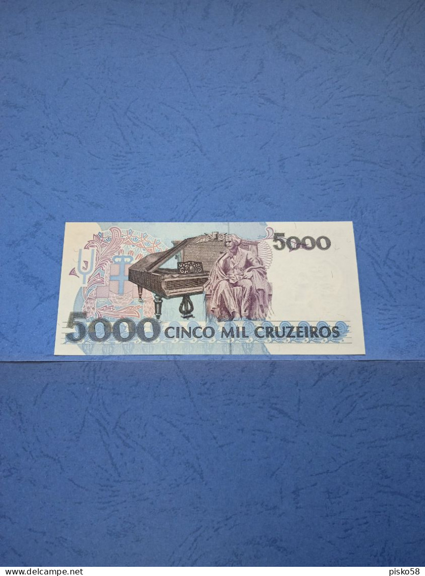 BRASILE-P232c 5000C 1990-1993  UNC - Brésil