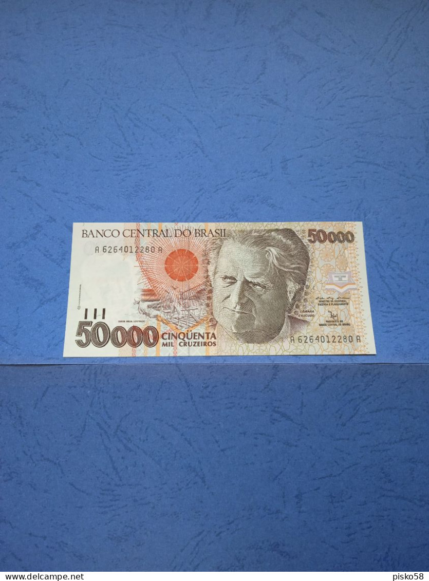 BRASILE-P234 50000C 1991-1993 UNC - Brésil