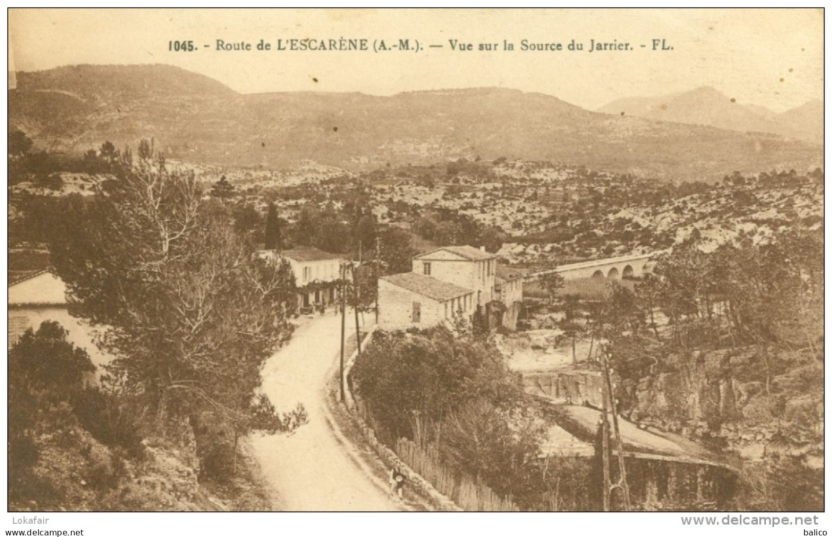 06 - L'Escarène, Vue De La Souece Du Jarrier - L'Escarène