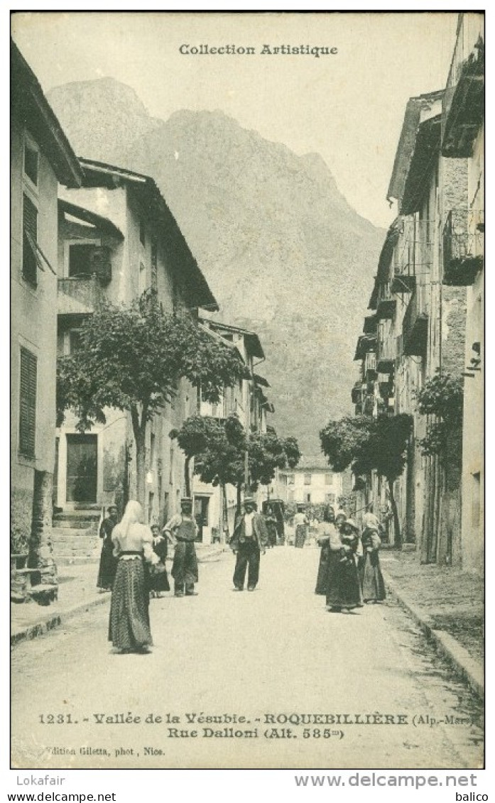 06 - Roquebillière, Rue Dalloni - 1231 - Roquebilliere