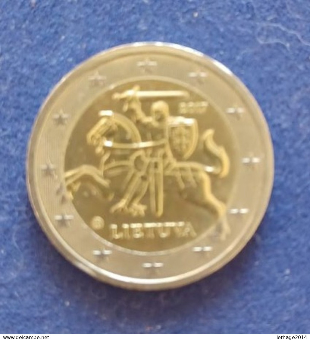 COIN LIETUVA LITUANIA 2 EURO 2017 COMMEMORATIVE CAVALIERE VYTIS - Litauen