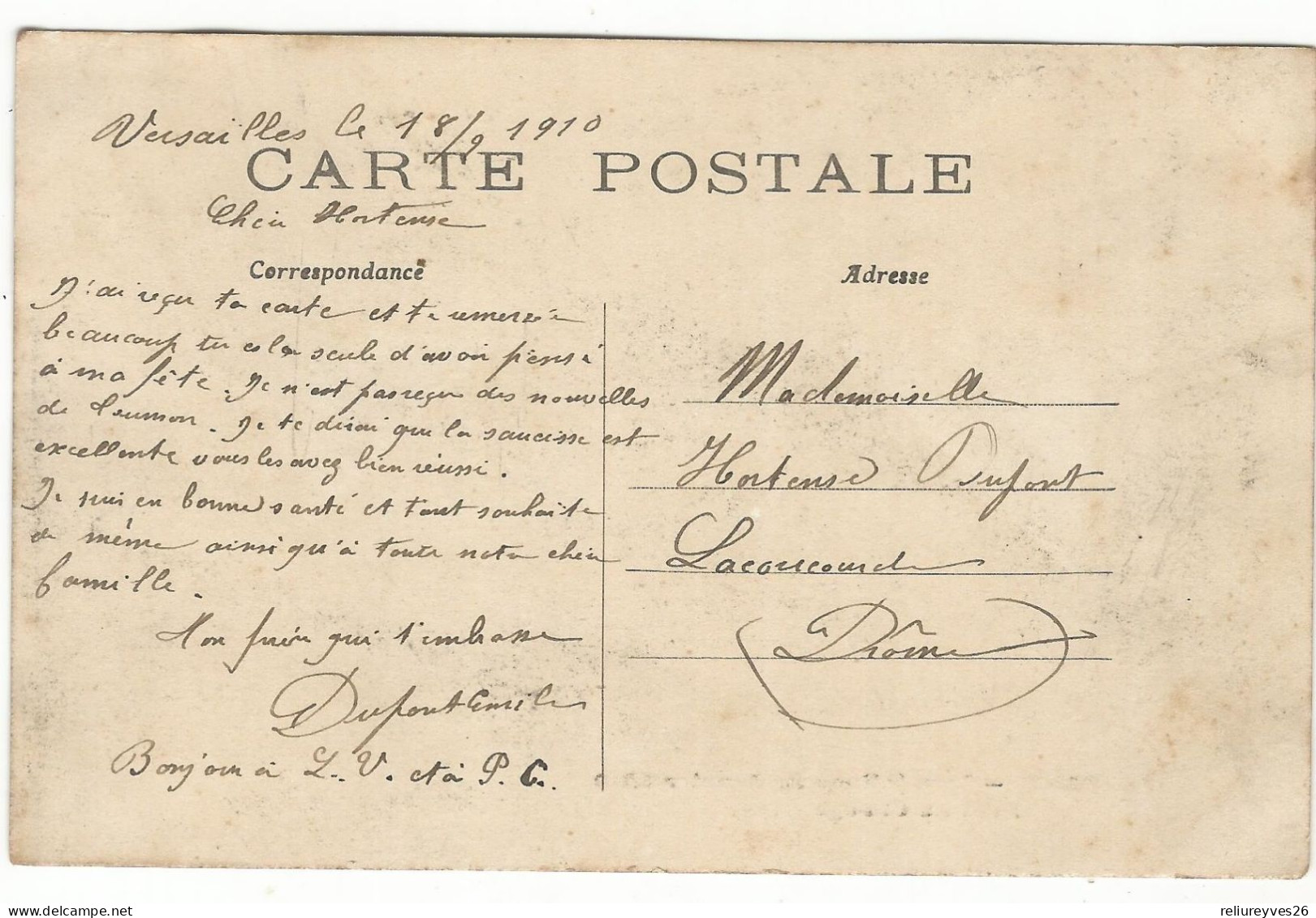 CPA,Th Inond.N°51351 ,Paris ,La Grande Crue De La Seine Janv. 1910 ,Un Laitier Sur Son Radeau , Rue De Bourgogne .Ed.ND; - Floods