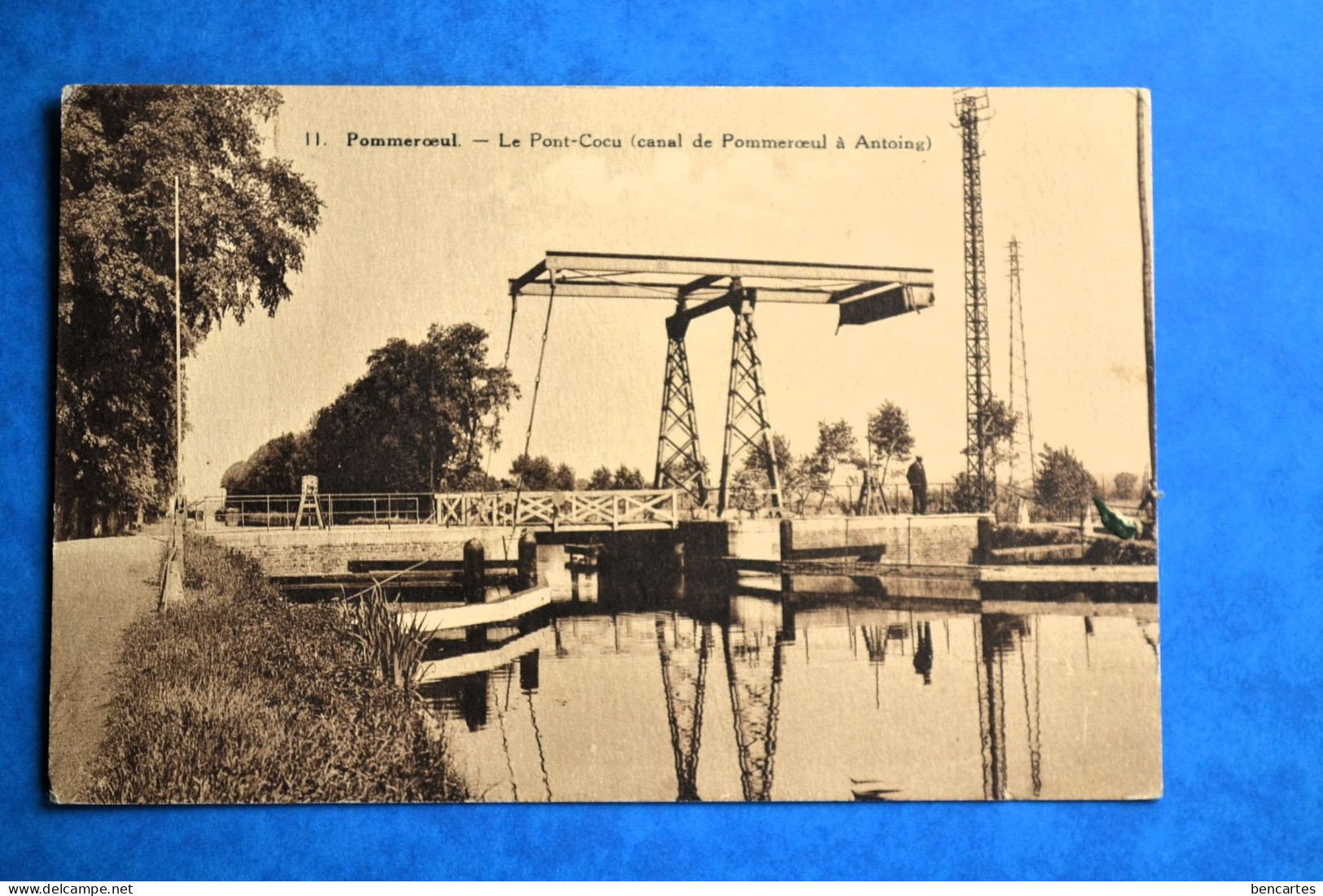 Pommeroeul 1930 : Le Pont-Cocu (canal De Pommeroeul à Antoing) Très Rare - Bernissart