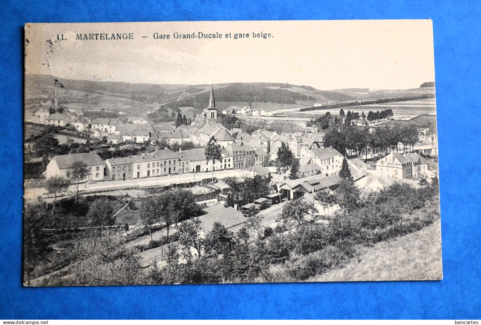 Martelange 1915: Gare Grand-Ducale Et Gare Belge - Martelange