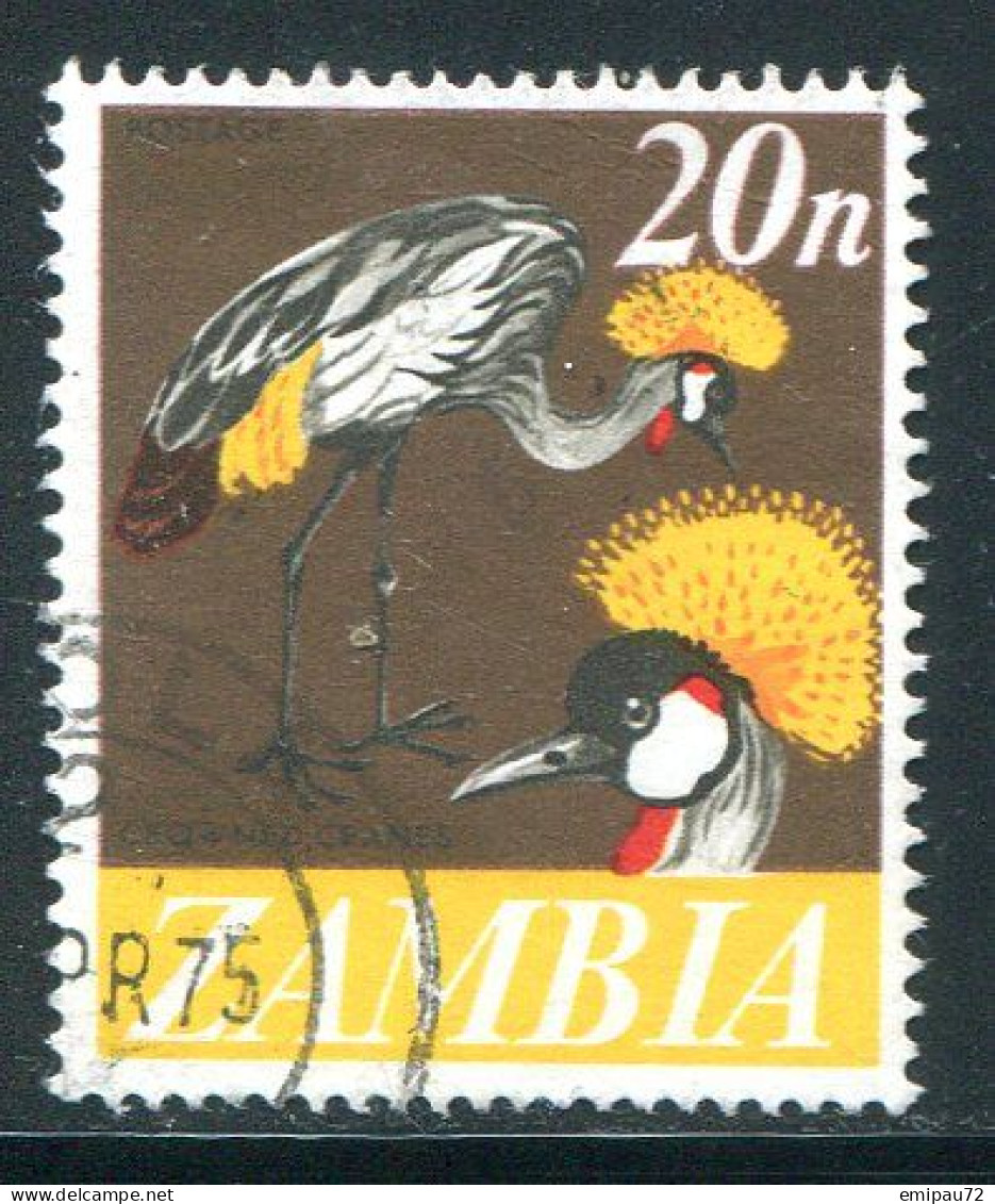 ZAMBIE- Y&T N°46- Oblitéré (oiseaux) - Zambia (1965-...)