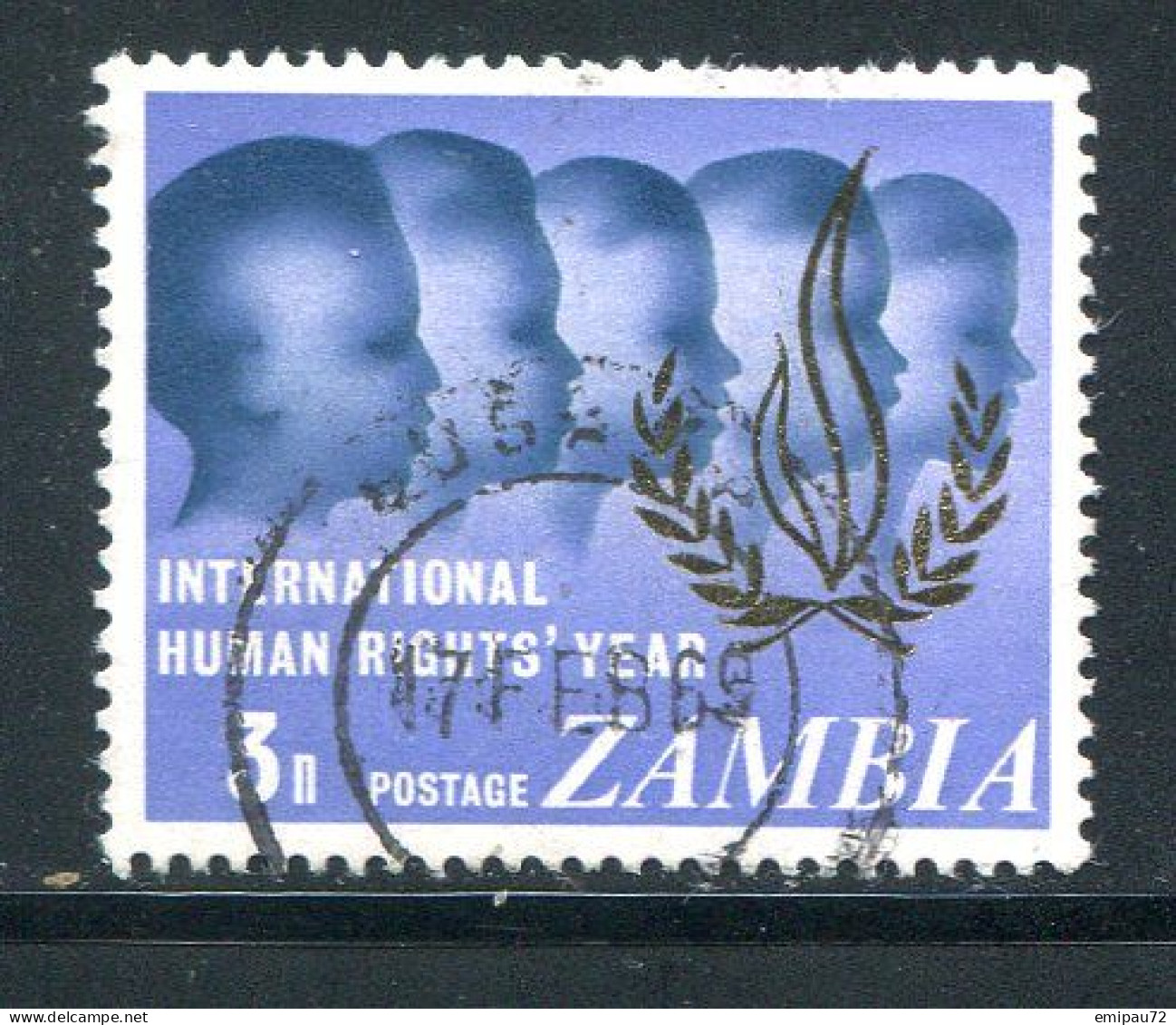 ZAMBIE- Y&T N°52- Oblitéré - Zambia (1965-...)