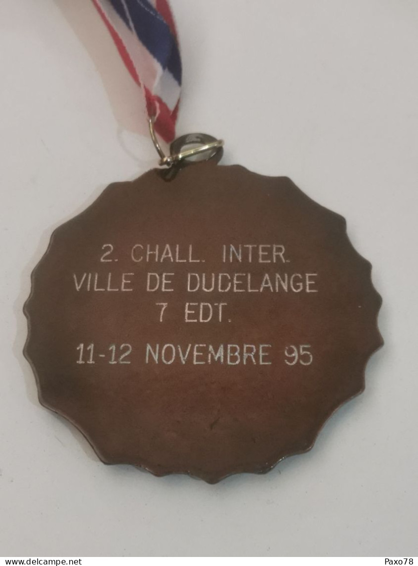 Luxembourg Médaille, 2 Challenge Ville De Dudelange 1995. Natation - Autres & Non Classés