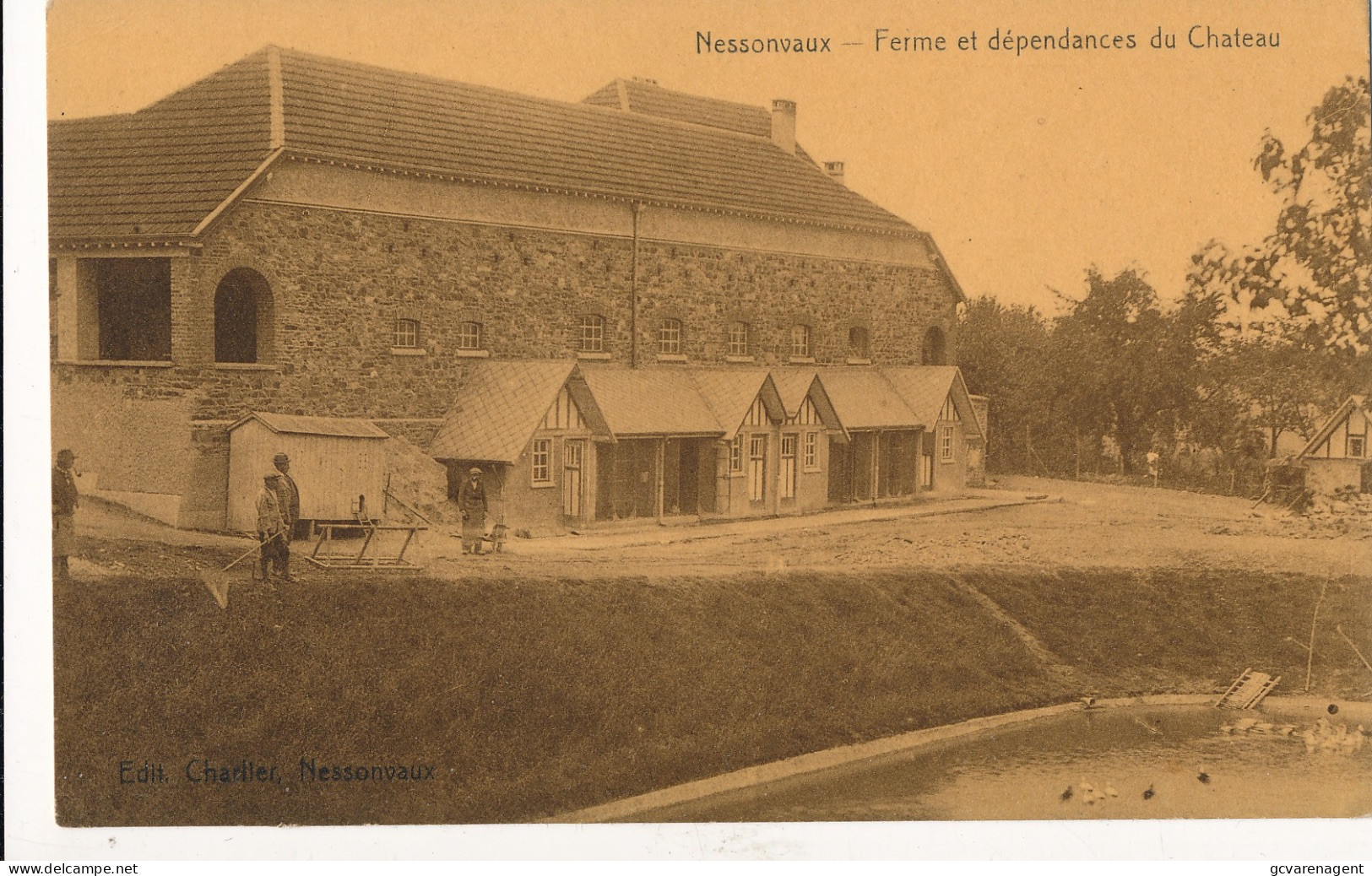 NESSONVAUX  FERME ET DEPENDANCES DU CHATEAU              ZIE AFBEELDINGEN - Trooz