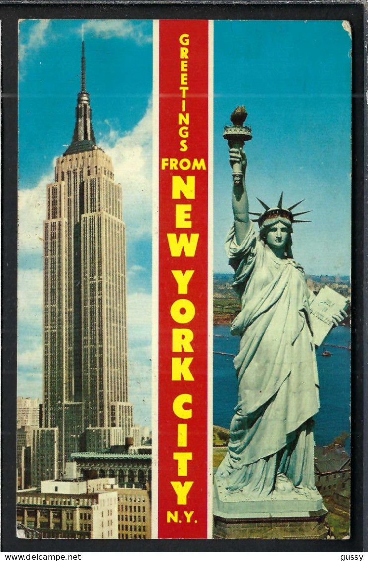 ETATS-UNIS 1969: CP Ill. De New-York Pour Genève (Suisse) - Other & Unclassified