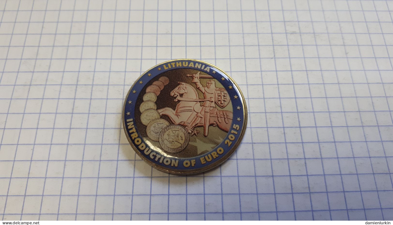 JETON INTRODUCTION DE L'EURO EN LITUANIE 2015 - Monedas / De Necesidad