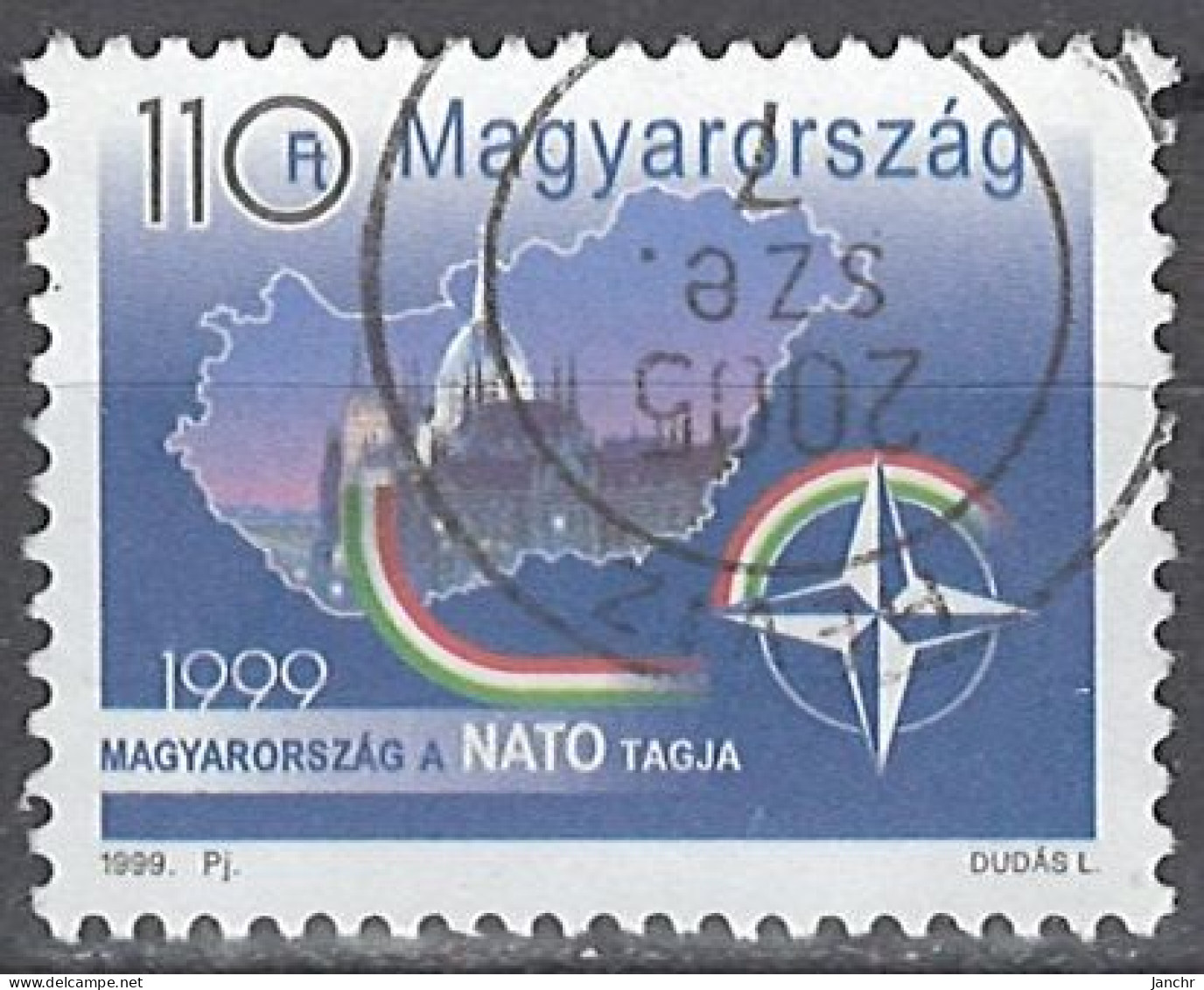 Ungarn Hungary 1999. Mi.Nr. 4528, Used O - Gebruikt