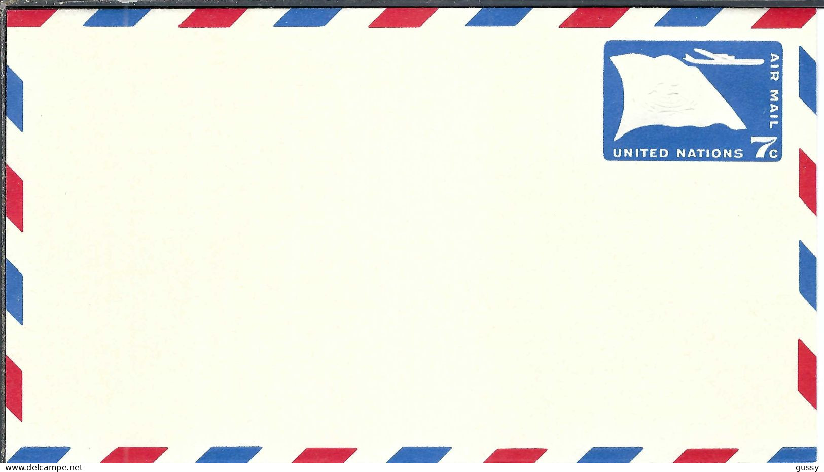 NATIONS-UNIES  P.A. Ca.1961: CP Entier De 7c Neuf - Airmail