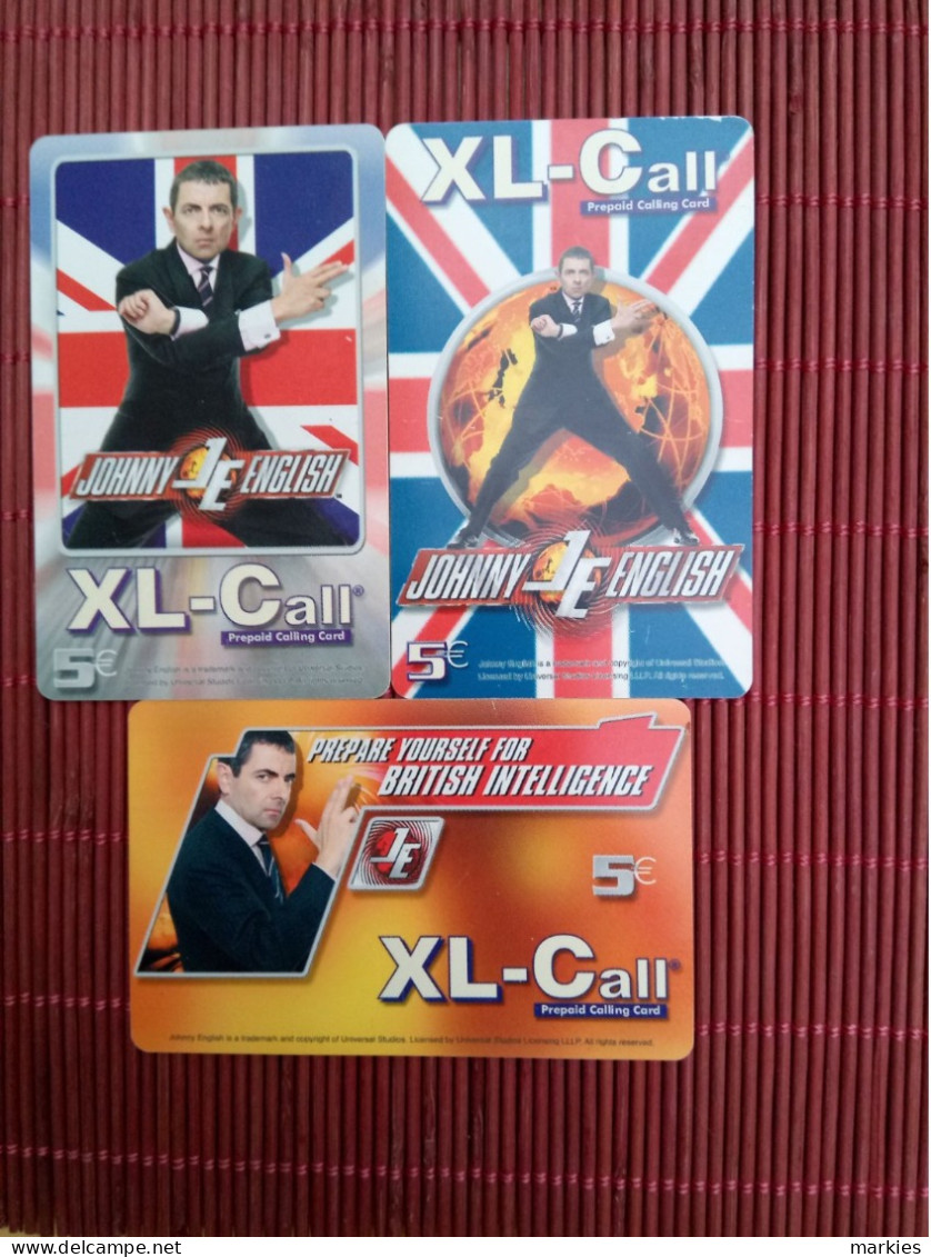 Johnny English 3 Xl-Call Cards Used - Cartes GSM, Recharges & Prépayées