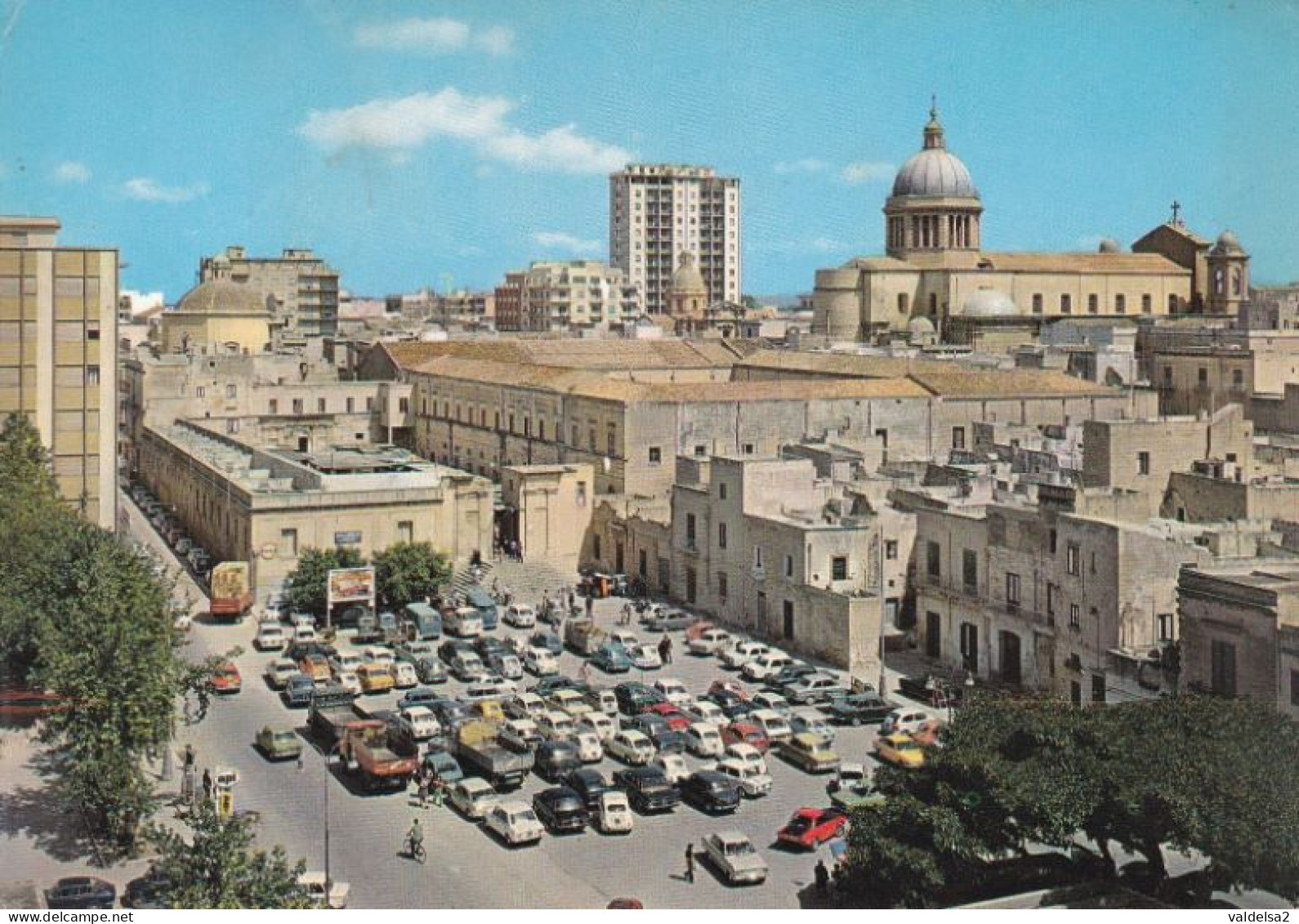 MARSALA - TRAPANI - PIAZZA MARCONI - POSTEGGIO AUTO - 1977 - Marsala