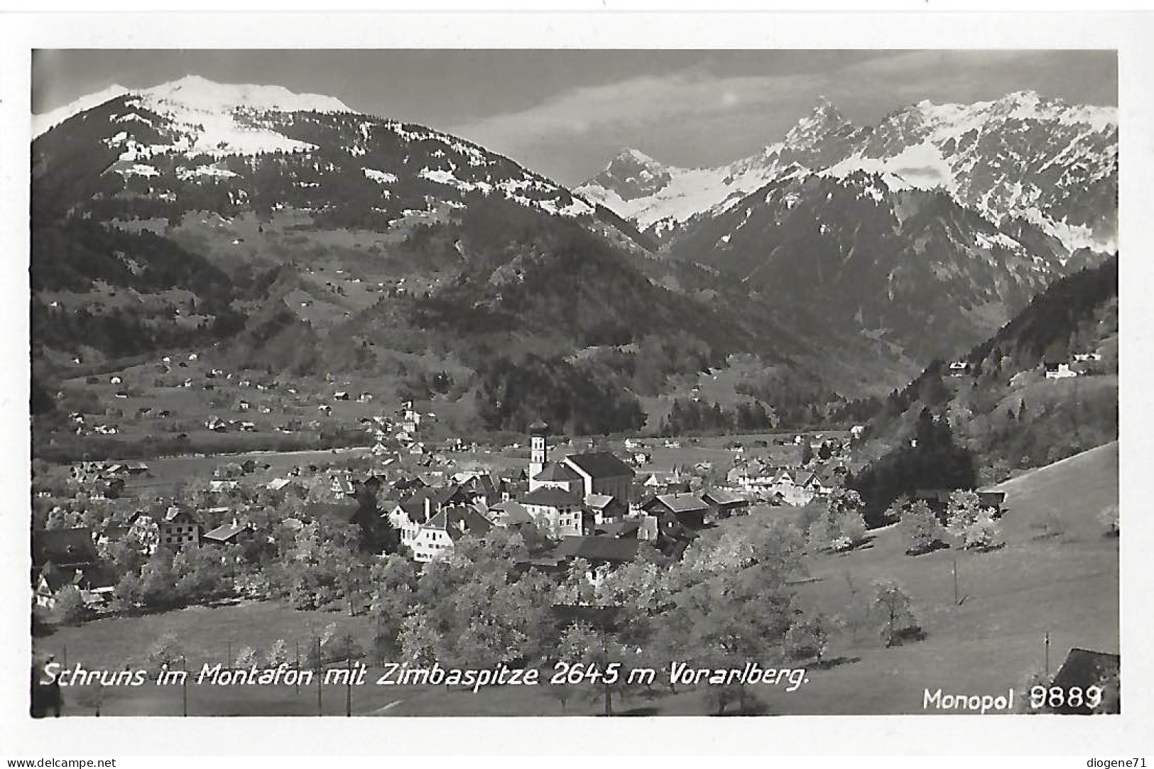 Schruns Im Montafon Mit Zimbaspitze Vorarlberg - Schruns