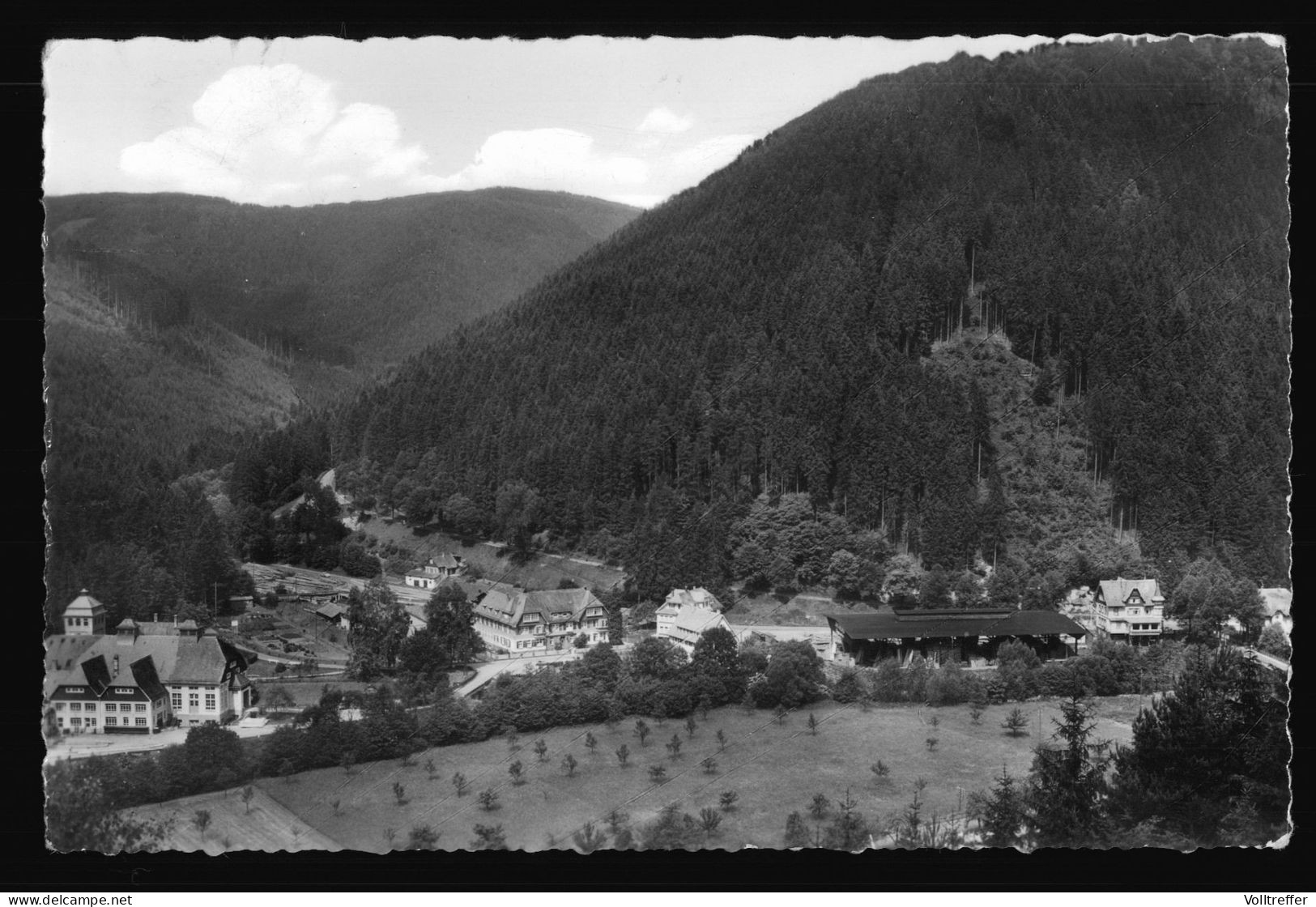 3x Orig. Foto AK Um 1955 Blick Nach Gasthof Und Shell Tankstelle Station Bad Teinach Erich Moersch - Bad Teinach