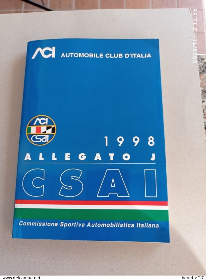 ACI - CSAI 1998 ALLEGATO J - Sport