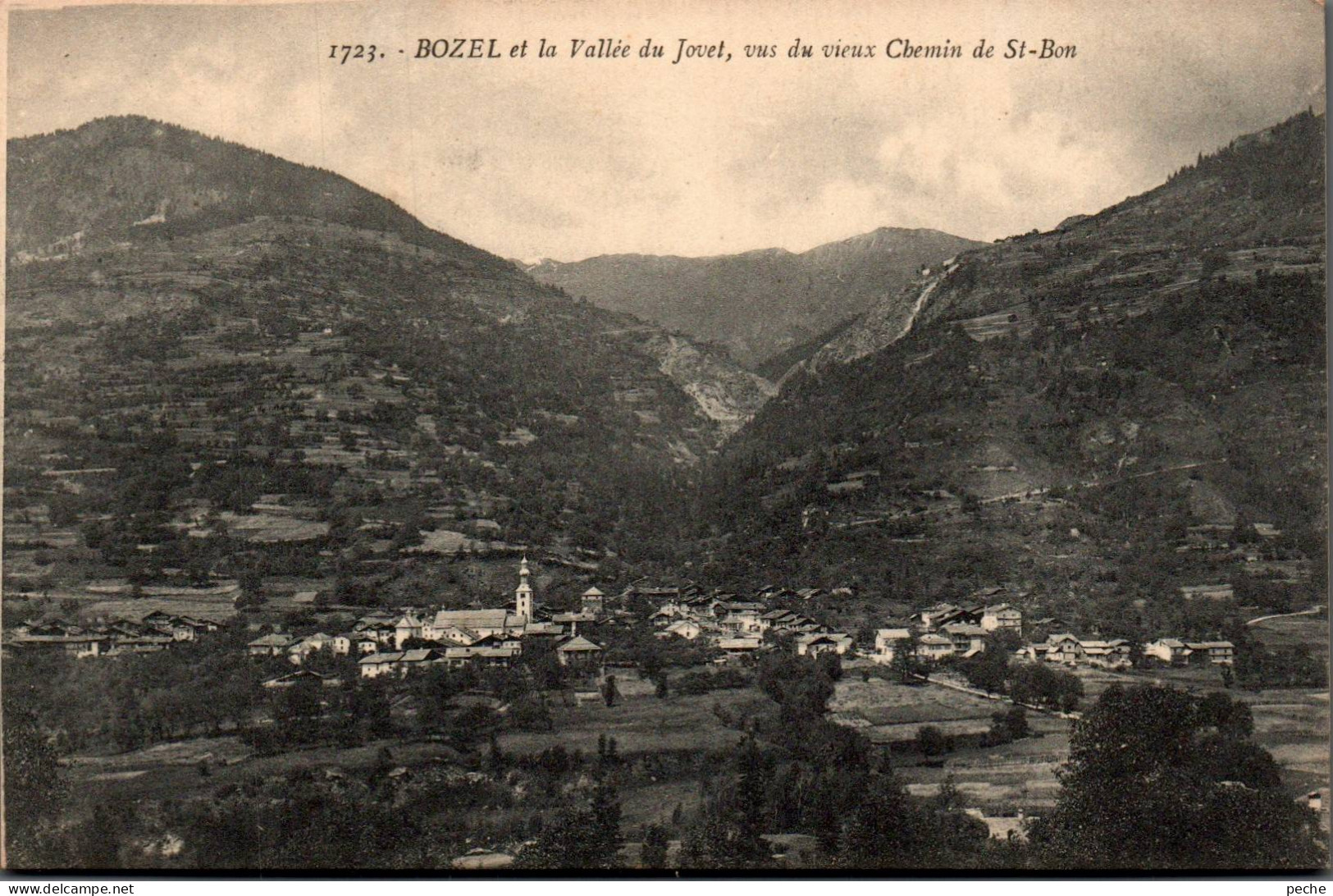 N°113118 -cpa Bozel Et La Vallée Du Jovet- - Bozel