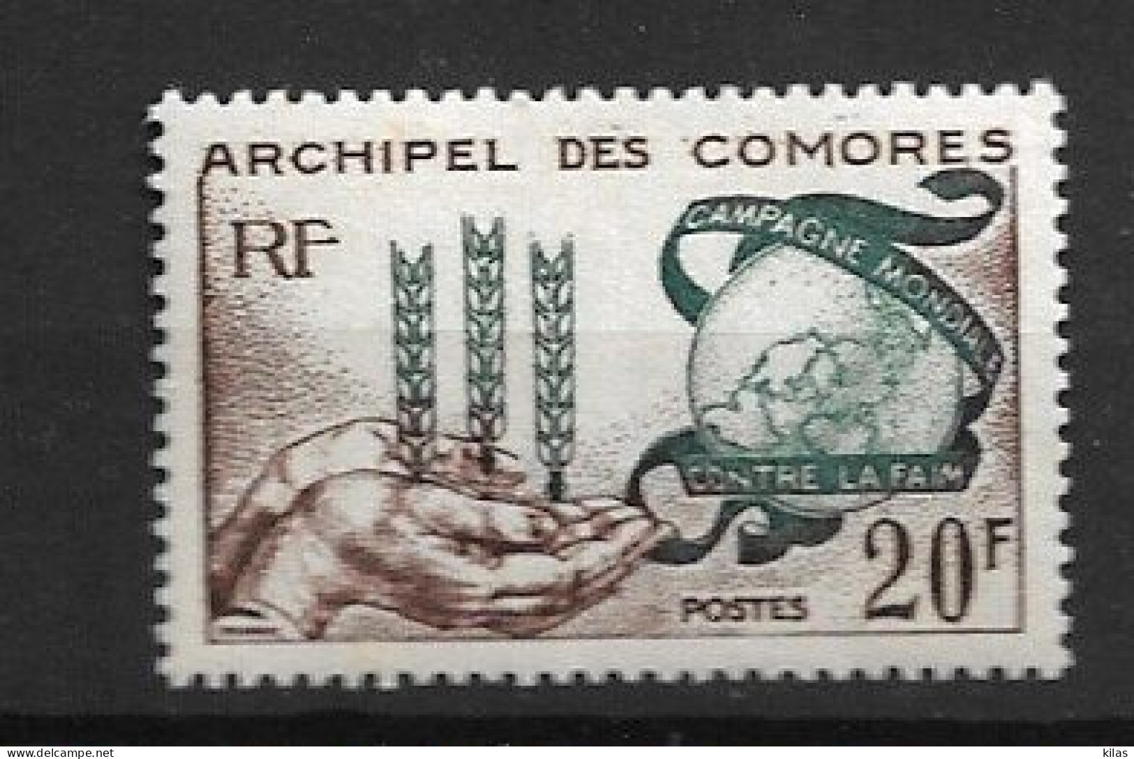 COMORES 1963 WORLDWIDE CAMPAIGN AGAINST HUNGRY MNH - Comores (1975-...)