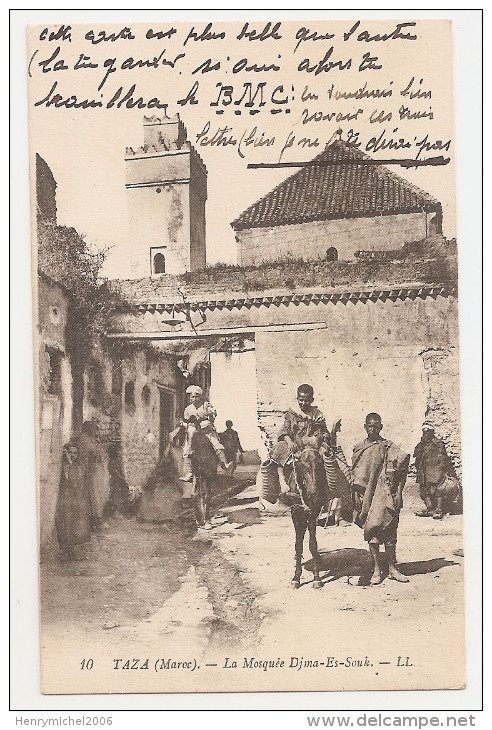 Maroc - Taza - La Mosquée Es Souk écrit BMC ( Prostitution Bordel Mobile De Campagne ) Militaria Guerre - Sonstige & Ohne Zuordnung