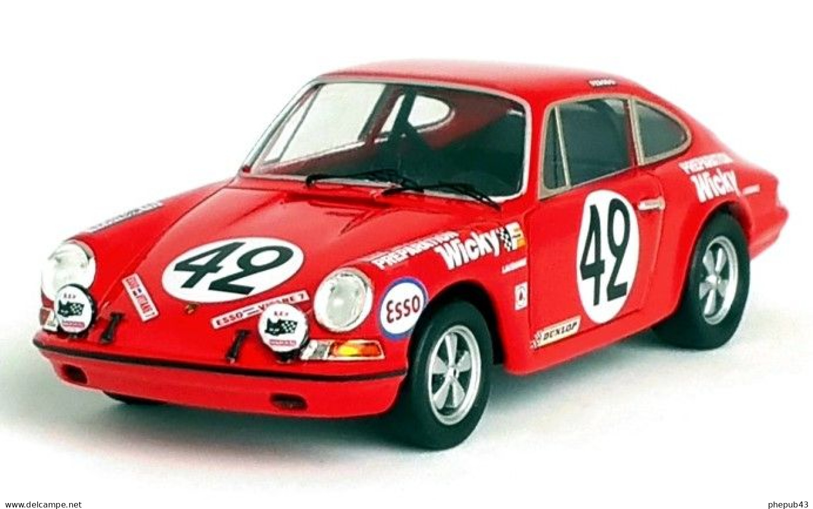 Porsche 911 T - 24h Le Mans 1969 #42 - A. Wicky/E. Berney - Troféu - Trofeu