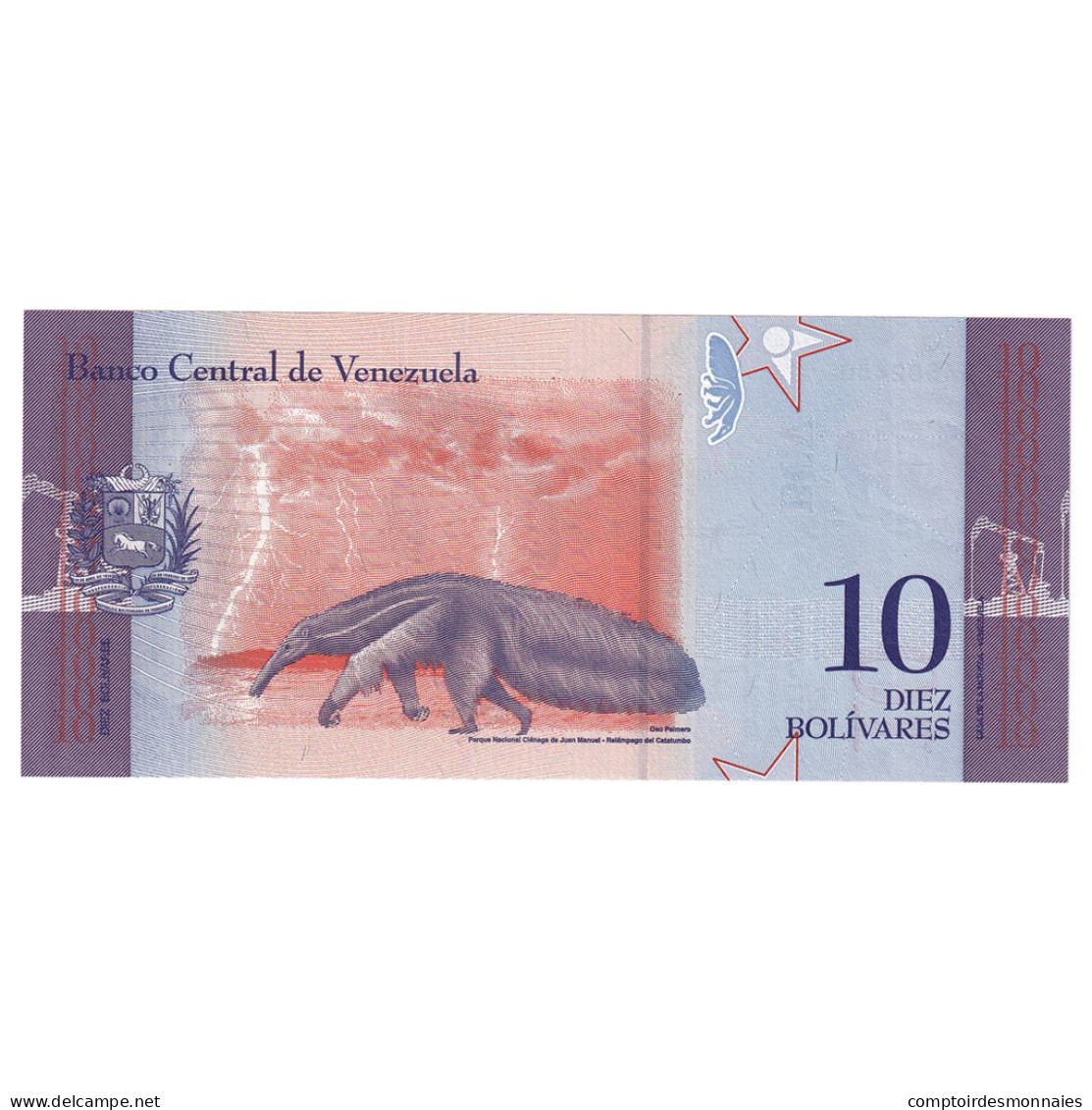 Billet, Venezuela, 10 Bolívares, 2018, 2018-01-15, NEUF - Venezuela