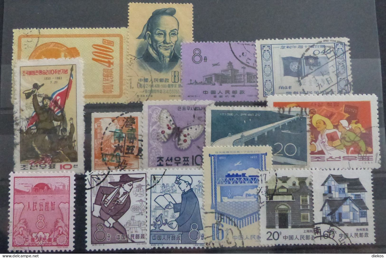 China Lot Stamps      Used / Unused   #6092 - Lots & Serien