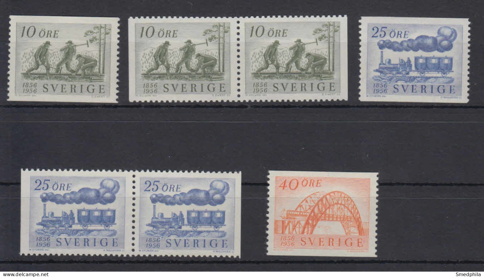 Sweden 1956 - Michel 418-420 MNH ** - Unused Stamps