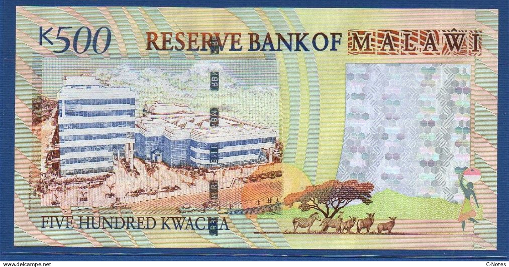 MALAWI - P.56a – 500 Kwacha 2005 UNC, S/n AC2290639 - Malawi