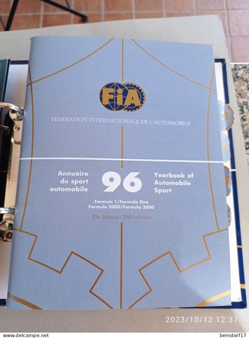 FIA - FEDERATION INTERNAZIONALE DE L'AUTOMOBILE 96 - Sport