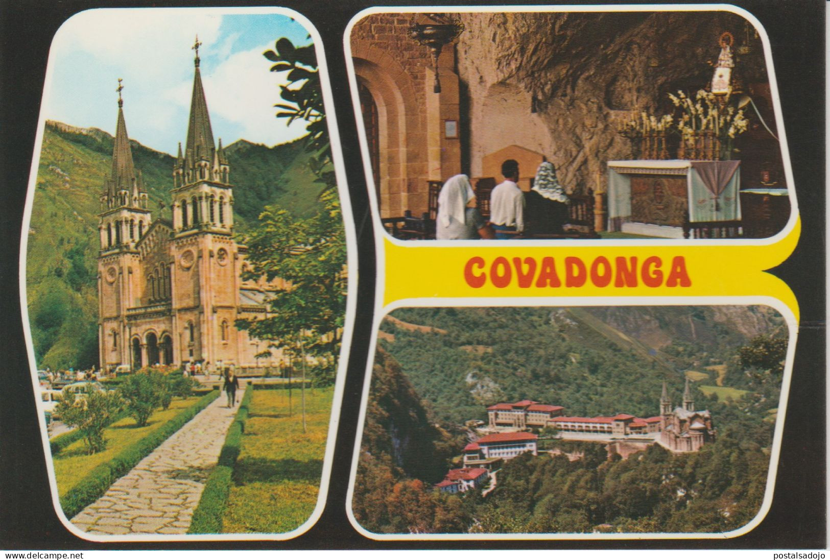 (A272) COVADONGA. SANTUARIO Y CUEVA ... UNUSED - Asturias (Oviedo)