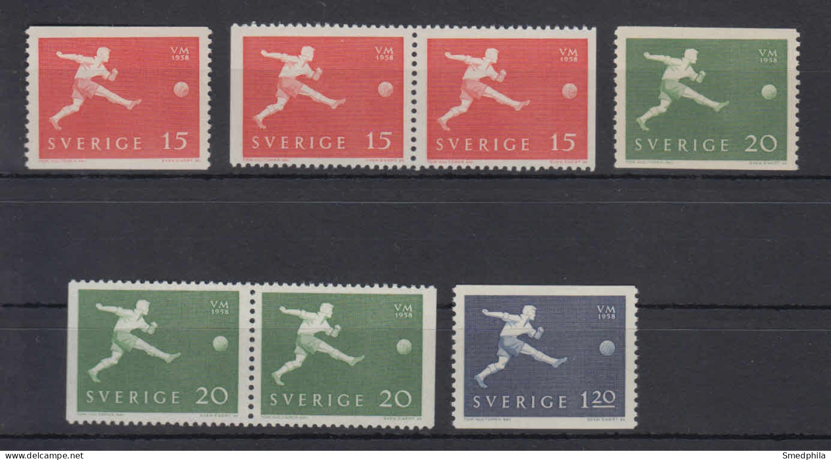 Sweden 1958 - Michel 438-440 MNH ** - Unused Stamps