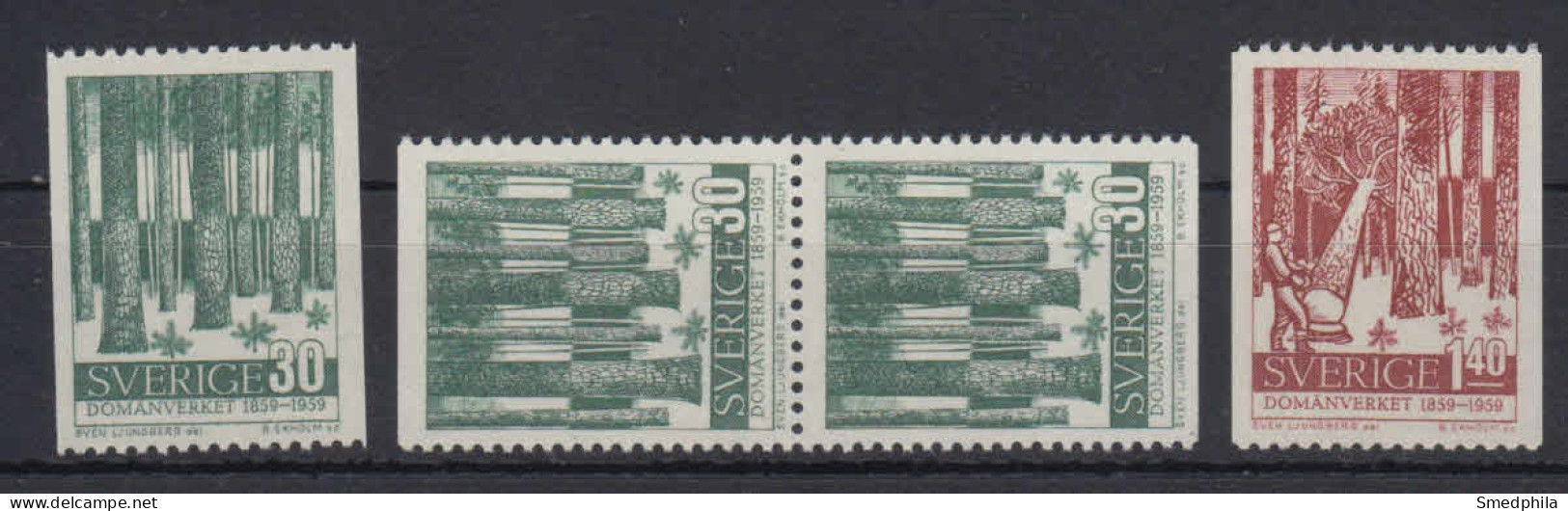 Sweden 1959 - Michel 451-452 MNH ** - Unused Stamps