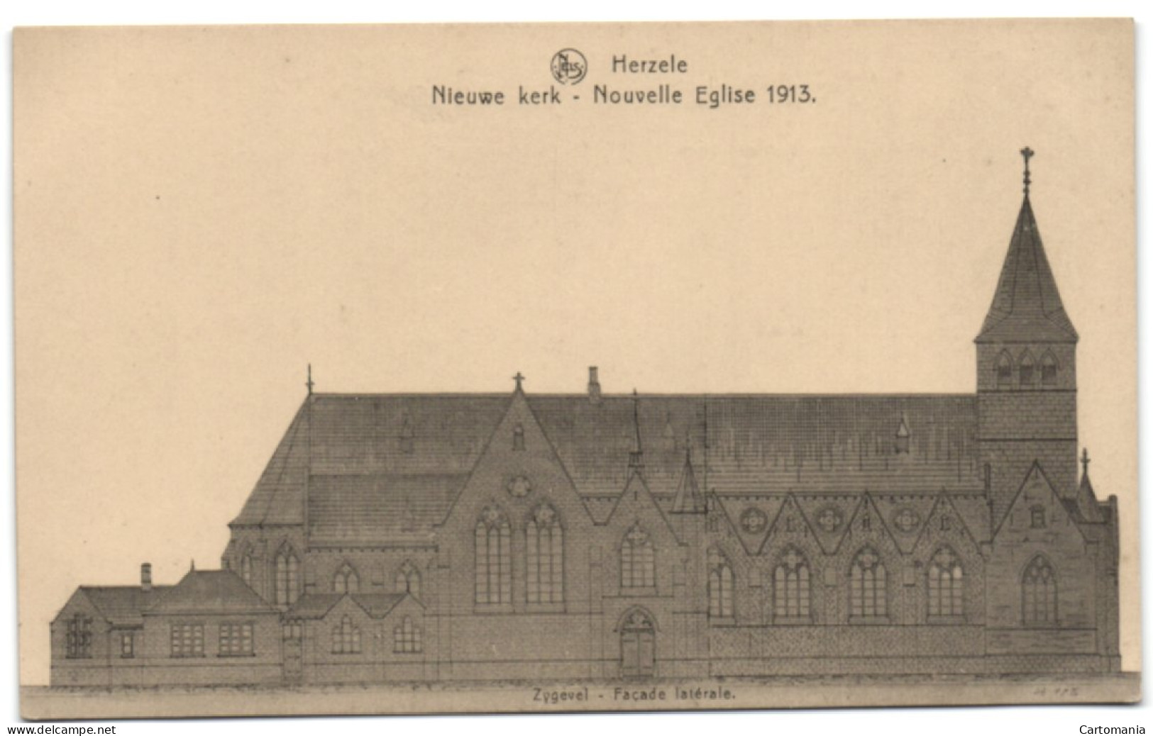 Herzele - Nieuwe Kerk 1913 - Herzele